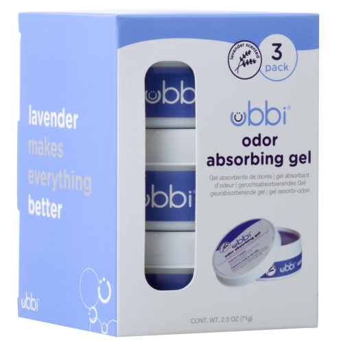 Ubbi geruchsabsorbierendes Gel - 3er Set