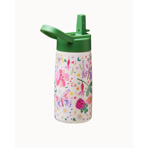 bioloco nachhaltige Kindertrinkflasche mit Strohhalm