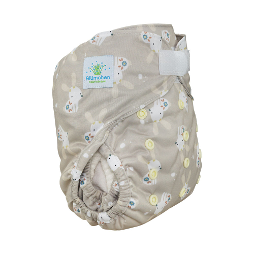 Blümchen Stoffwindel Komplettset 22-teilig | OneSize