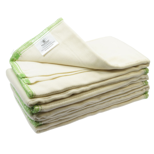 Blümchen Prefold 6 Stück - BioBaumwolle (Twill) L