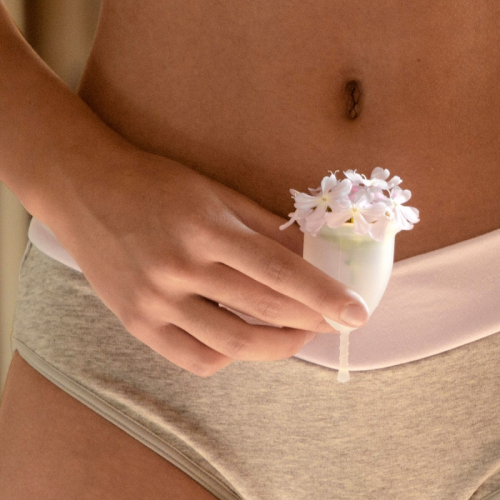 Culla di Teby Menstruationstasse Pink 1 Hart