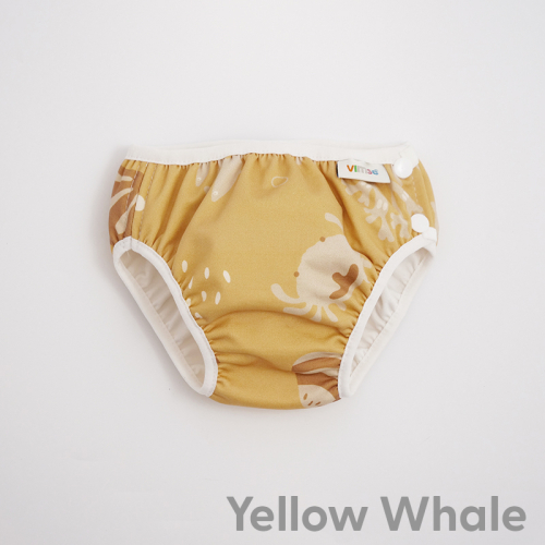 Imse Vimse Schwimmwindel Yellow Whale Medium