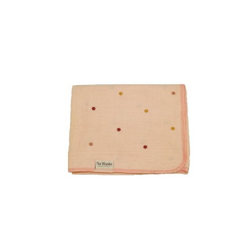 NoWaste - XXL Handmade Musselintuch 70x70 cm