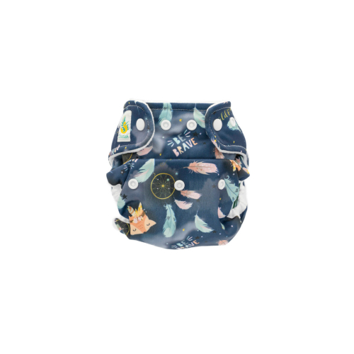 Doodush Überhose 2.0 (2-fach PUL) Snaps XL Navy Boho