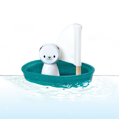 Plan Toys Segelboot Eisbär