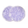Breberky BIO Stilleinlagen - 1 Paar + Mini Wetbag Violett Meadow  (Wetbag weiß)