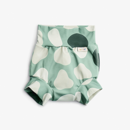 ImseVimse High Waist Schwimmwindel S (6-8kg) Green Shapes