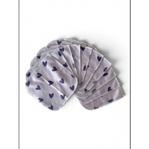 Hypf - Flanell Feuchttücher 10 Stk.- HANDMADE