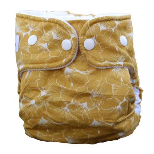 WeeCare Easy Cover 3.0 - Überhose Large (ab 8 kg) Gingko Mustard