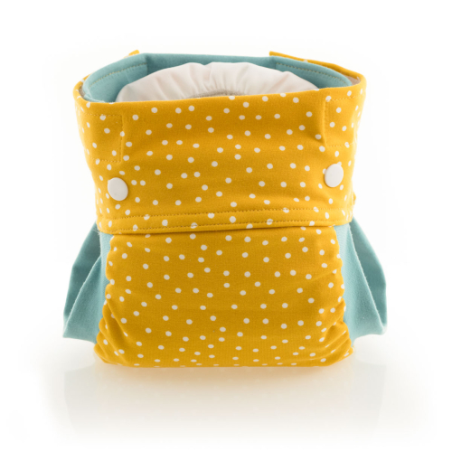 Culla di Teby - AI3 Hybridwindel XL Yellow Dots