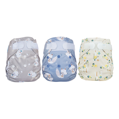 Blümchen (SiO) 2in1 Neugeborenen Überhose  Kletter (3-6kg)